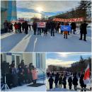 митинг #СВОИХНЕБРОСАЕМ